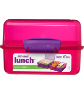 Lunch Box Cube Coloured 1.4 L
