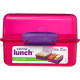Lunch Box Cube Coloured 1.4 L