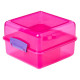 Lunch Box Cube Coloured 1.4 L