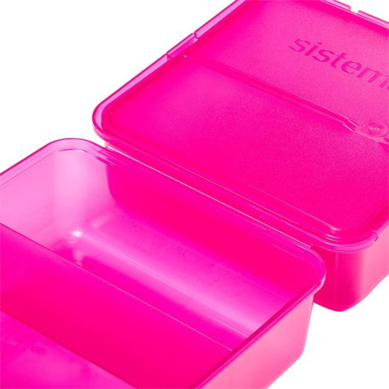 Lunch Box Cube Coloured 1.4 L