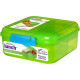 Bento Cube Colored Lunch Box 1.25 L - Green