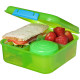 Bento Cube Colored Lunch Box 1.25 L - Green