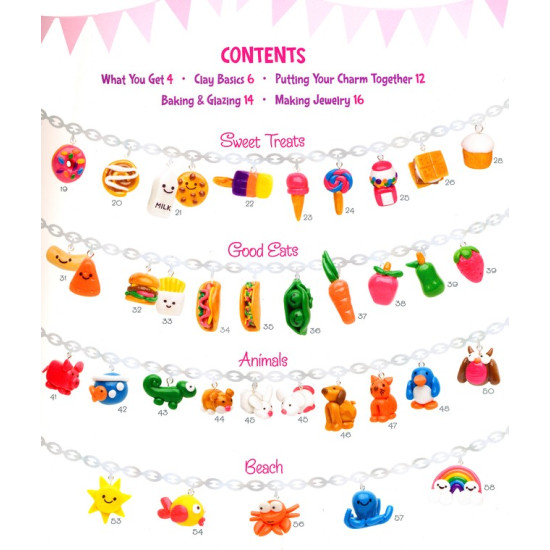 Make Clay Charms Craft Kit - Klutz