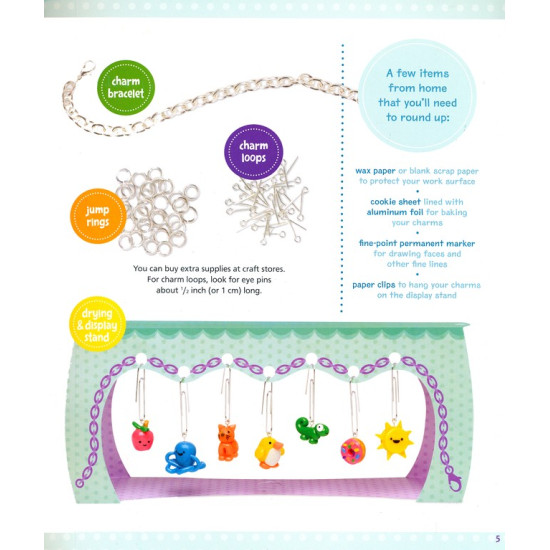 Make Clay Charms Craft Kit - Klutz