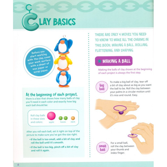 Make Clay Charms Craft Kit - Klutz