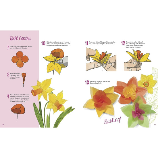 Tissue Paper Crafts Colorful Decorations - Klutz