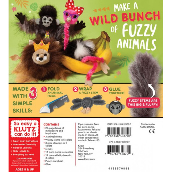 Make Your Own Fuzzimals Safari - Klutz