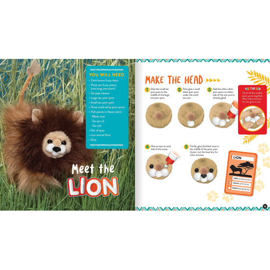 Make Your Own Fuzzimals Safari - Klutz