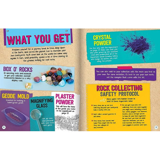 Maker Lab Rocks Gems & Geodes - Klutz