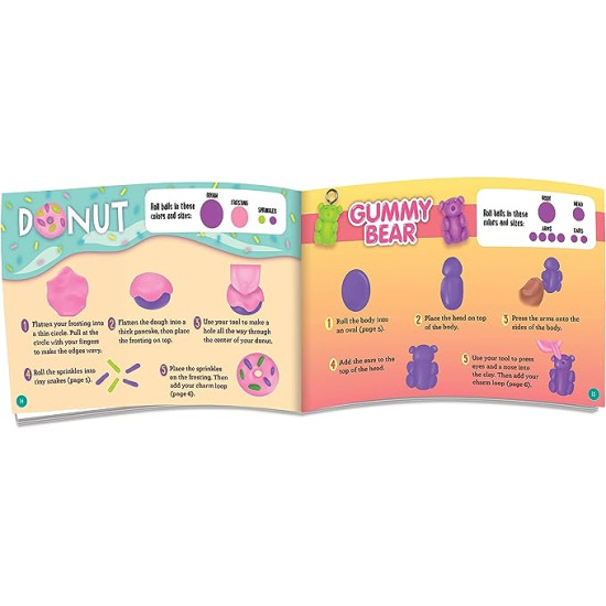 Clay Charm Bracelets Super Sweet - Klutz