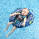 Self-inflating chest float with canopy - Blue