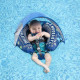 Self-inflating chest float with canopy - Blue