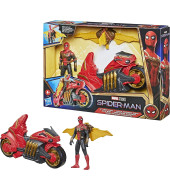 شخصية سبايدر مان مارفل ودراجة