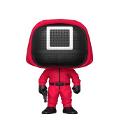 فرقعة! لعبة الحبار- مدير ملثم مربع