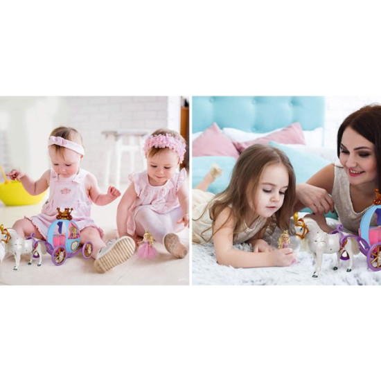 Carriage With Doll And Horse Cinderella