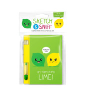 Sketch & Sniff note pad Lemon Lime - Scentco