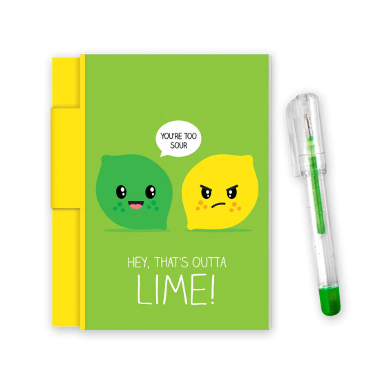 Sketch & Sniff note pad Lemon Lime - Scentco