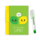 Sketch & Sniff note pad Lemon Lime - Scentco