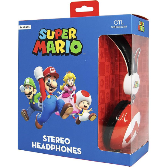 Super Mario Icon Wired Headphones