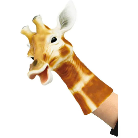 دمية اليد رأس الزرافة