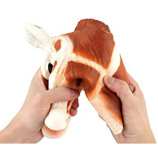 دمية اليد رأس الزرافة