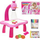 Kids Learning Desk with Smart Projector - pink