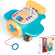 طائرة تعليمية موسيقية متعددة الوظائف - أزرق