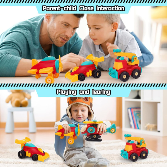 مجموعة لعبة الطائرة التعليمية