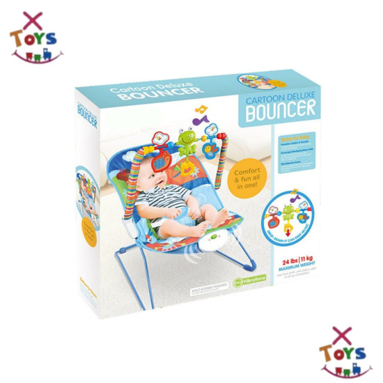 Cartoon Deluxe Baby Bouncer