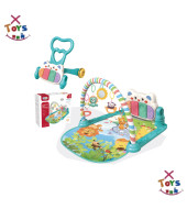 ارضية لعب ومشّاية تعليمية للأطفال 2 في 1