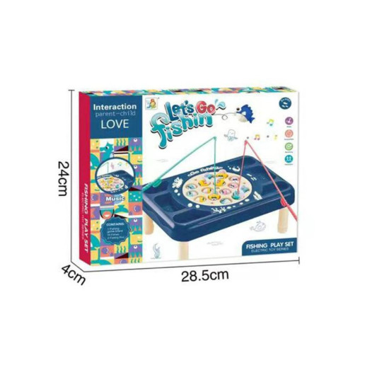 Magnetic Automatic Fishing Toy - Blue