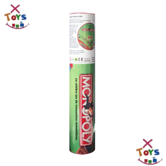 Monopoly Board Game Cylinder Box