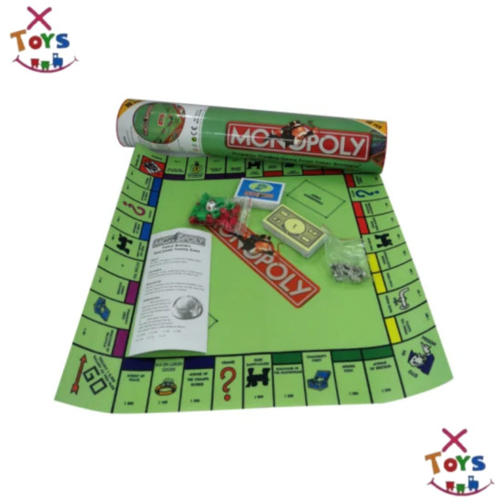 Monopoly Board Game Cylinder Box