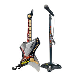 Rock Guitar With Microphone Toy
