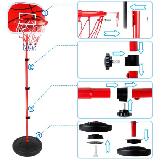 كرة السلة مع الكرة