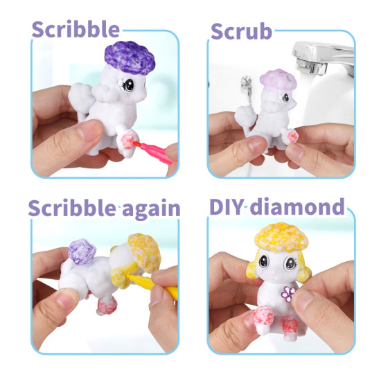 Color & Clean Adorable Littile Pets