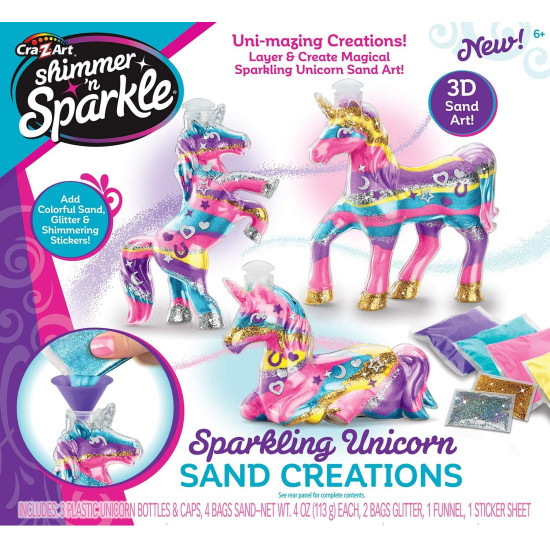 Shimmer 'n Sparkle Unicorn Sand Creations