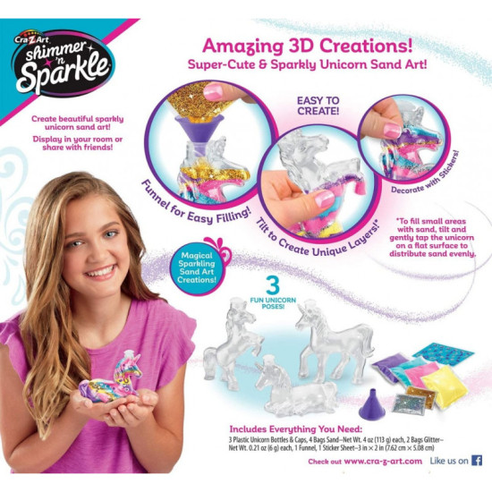 Shimmer 'n Sparkle Unicorn Sand Creations