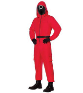 Squid Game Triangle Guard Costume