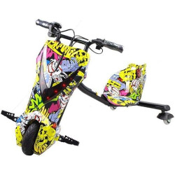 Drifting Electric Power Scooter 3 Wheels - Yellow