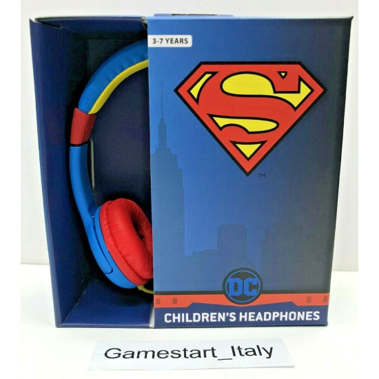Superman Man of Steel Kids Headphones