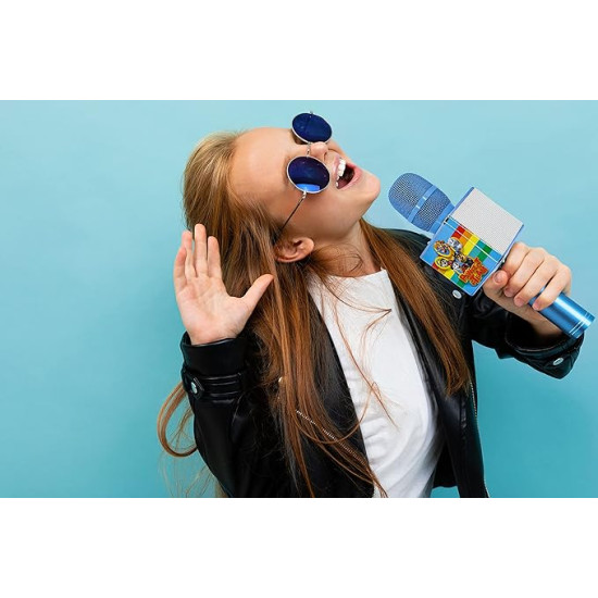 ميكروفون كاريوكي أزرق من باو باترول