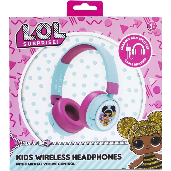 سماعات الرأس اللاسلكية لول سربرايز للأطفال