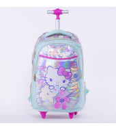 Rainbow Max Hello Kitty Trolley Bag - Light Blue