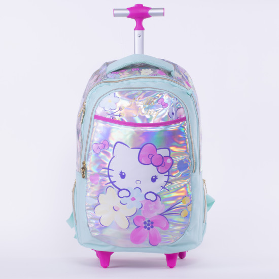 Rainbow Max Hello Kitty Trolley Bag - Light Blue