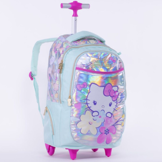 Rainbow Max Hello Kitty Trolley Bag - Light Blue