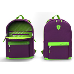 U.S. Polo Assn. Purple & Green Backpack