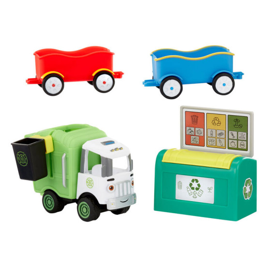 Let's Go Cozy Coupe Garbage Truck Playset