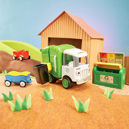 Let's Go Cozy Coupe Garbage Truck Playset