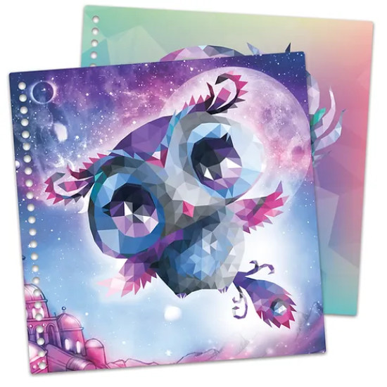 الكتاب الإبداعي - الطلاء بالملصقات